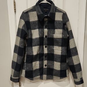 Banana Republic Men's Plaid Shirt Jacket